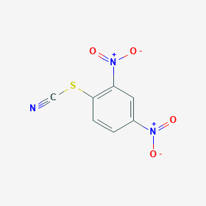 molecular formula C7H3N3O4S B074842 2,4-二硝基苯硫氰酸酯 CAS No. 1594-56-5