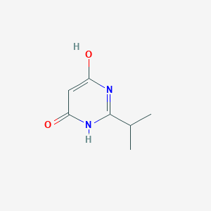 molecular formula C7H10N2O2 B074846 6-Hydroxy-2-isopropylpyrimidin-4(3H)-one CAS No. 1197-04-2