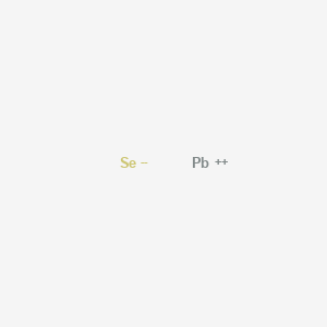 molecular formula PbSe B074853 Lead(2+);selenium(2-) CAS No. 1314-90-5