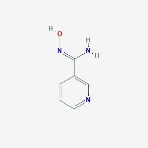 molecular formula C6H7N3O B074858 3-Pyridylamide oxime CAS No. 1594-58-7
