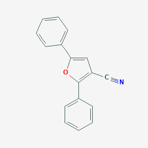 molecular formula C17H11NO B074862 2,5-Diphenylfuran-3-carbonitrile CAS No. 1487-08-7