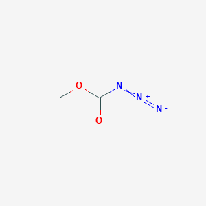 molecular formula C2H3N3O2 B074874 Azido(methoxy)methanone CAS No. 1516-56-9