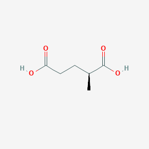 molecular formula C6H10O4 B074888 (S)-(+)-2-Methylglutaric Acid CAS No. 1115-82-8