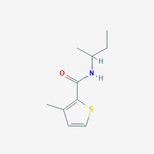 molecular formula C10H15NOS B7489768 N-butan-2-yl-3-methylthiophene-2-carboxamide 