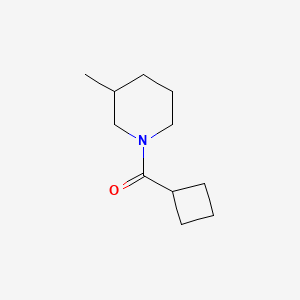 molecular formula C11H19NO B7489923 Cyclobutyl-(3-methylpiperidin-1-yl)methanone 