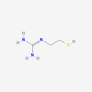 molecular formula C3H9N3S B074900 2-Mercaptoethylguanidine CAS No. 1190-74-5