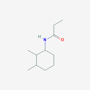 molecular formula C11H21NO B7490031 N-(2,3-dimethylcyclohexyl)propanamide 