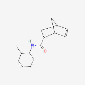molecular formula C15H23NO B7490155 N-(2-methylcyclohexyl)bicyclo[2.2.1]hept-5-ene-2-carboxamide 