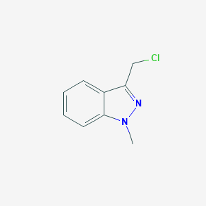 molecular formula C9H9ClN2 B074904 3-(chloromethyl)-1-methyl-1H-indazole CAS No. 1578-97-8