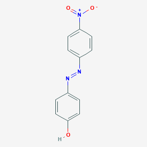 molecular formula C12H9N3O3 B074906 4-(4-Nitrophenylazo)phenol CAS No. 1435-60-5
