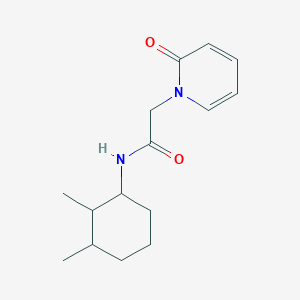 molecular formula C15H22N2O2 B7490874 N-(2,3-dimethylcyclohexyl)-2-(2-oxopyridin-1-yl)acetamide 