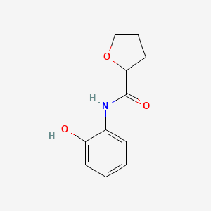 molecular formula C11H13NO3 B7491235 N-(2-hydroxyphenyl)oxolane-2-carboxamide 