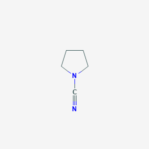 molecular formula C5H8N2 B074914 吡咯烷-1-腈 CAS No. 1530-88-7
