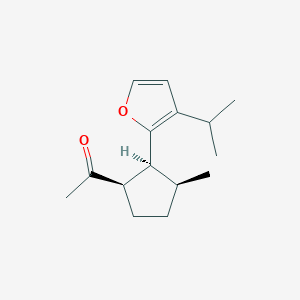 molecular formula C15H22O2 B074915 Furopelargone A CAS No. 1143-45-9