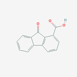 molecular formula C14H8O3 B074917 9-oxo-9H-fluorene-1-carboxylic acid CAS No. 1573-92-8
