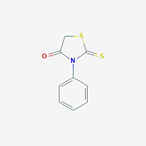 molecular formula C9H7NOS2 B074922 3-Phenylrhodanine CAS No. 1457-46-1