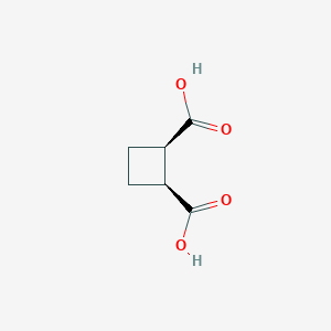 molecular formula C6H8O4 B074924 cis-Cyclobutane-1,2-dicarboxylic acid CAS No. 1461-94-5
