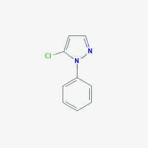 molecular formula C9H7ClN2 B074933 5-Chloro-1-phenyl-1H-pyrazole CAS No. 1127-84-0