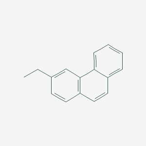 molecular formula C16H14 B074935 3-Ethylphenanthrene CAS No. 1576-68-7