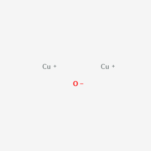 molecular formula Cu2O<br>Cu2H2O B074936 Copper (I) oxide CAS No. 1317-39-1