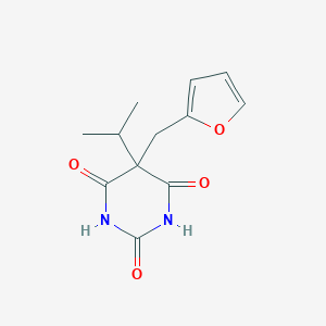 B074942 5-Furfuryl-5-isopropylbarbituric acid CAS No. 1146-21-0