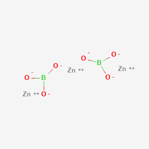 molecular formula B2O6Zn3 B074951 硼酸锌 CAS No. 1332-07-6