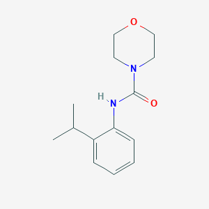 molecular formula C14H20N2O2 B7496213 N-(2-propan-2-ylphenyl)morpholine-4-carboxamide 