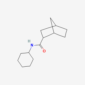 molecular formula C14H23NO B7496234 N-cyclohexylbicyclo[2.2.1]heptane-2-carboxamide 