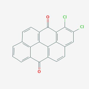 molecular formula C22H8Cl2O2 B074963 Dichlorodibenzo(def,mno)chrysene-6,12-dione CAS No. 1324-02-3
