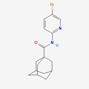 molecular formula C16H19BrN2O B7496933 adamantanyl-N-(5-bromo(2-pyridyl))carboxamide 