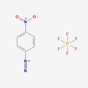 molecular formula C6H4F6N3O2P B074972 4-Nitrobenzenediazonium hexafluorophosphate CAS No. 1514-52-9