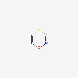 molecular formula C3H3NOS B074976 1,4,2-Oxathiazine CAS No. 1120-66-7