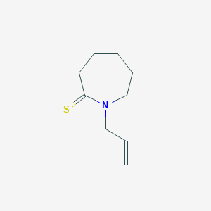 molecular formula C9H15NS B074986 1-Prop-2-enylazepane-2-thione CAS No. 1558-76-5