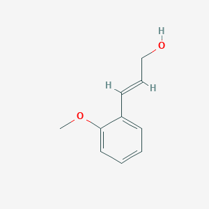 molecular formula C10H12O2 B074988 (E)-3-(2-甲氧基苯基)丙-2-烯-1-醇 CAS No. 1504-61-6