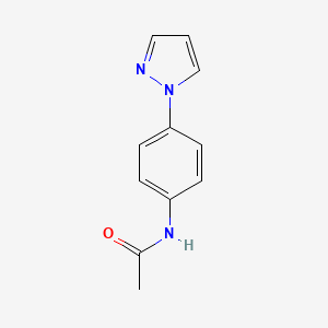 molecular formula C11H11N3O B7498985 doi:10.14272/NYVWCINEVLYKFY-UHFFFAOYSA-N 