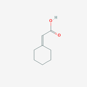 molecular formula C8H12O2 B074993 2-Cyclohexylideneacetic acid CAS No. 1552-91-6