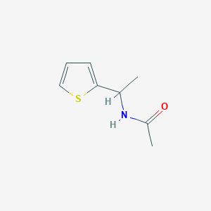 molecular formula C8H11NOS B7500453 N-(1-(Thiophen-2-yl)ethyl)acetamide 