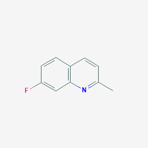B075012 7-Fluoro-2-methylquinoline CAS No. 1128-74-1