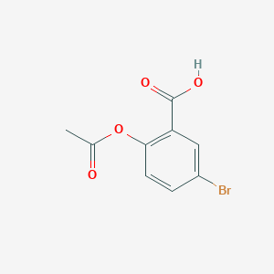 molecular formula C9H7BrO4 B075019 2-(Acetyloxy)-5-bromobenzoic acid CAS No. 1503-53-3