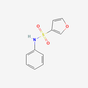 molecular formula C10H9NO3S B7501928 N-Phenylfuran-3-sulfonamide 
