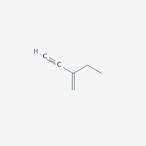 molecular formula C6H8 B075020 3-Methylenepent-1-yne CAS No. 1574-34-1