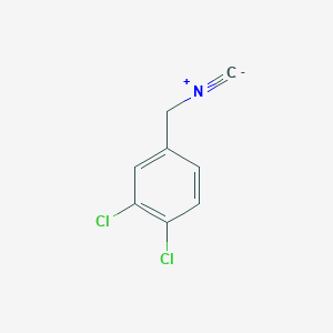 molecular formula C8H5Cl2N B075022 1,2-Dichloro-4-(isocyanomethyl)benzene CAS No. 1197-36-0
