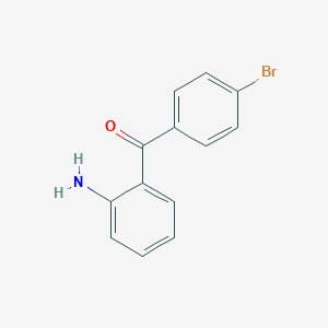 molecular formula C13H10BrNO B075025 2-Amino-4'-bromobenzophenone CAS No. 1140-17-6