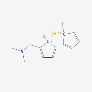 molecular formula C13H17FeN 10* B075032 (Dimethylaminomethyl)ferrocene CAS No. 1271-86-9