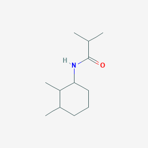 molecular formula C12H23NO B7503532 N-(2,3-dimethylcyclohexyl)-2-methylpropanamide 