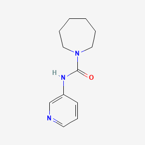 molecular formula C12H17N3O B7503537 N-pyridin-3-ylazepane-1-carboxamide 