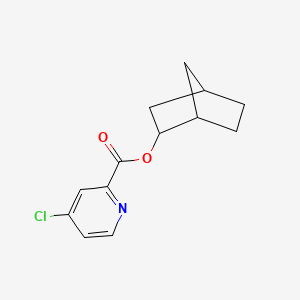molecular formula C13H14ClNO2 B7503565 2-Bicyclo[2.2.1]heptanyl 4-chloropyridine-2-carboxylate 