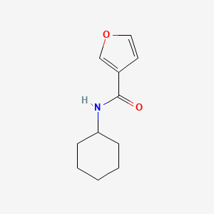 molecular formula C11H15NO2 B7503581 N-cyclohexylfuran-3-carboxamide 