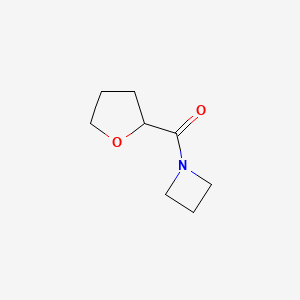 molecular formula C8H13NO2 B7503605 Azetidin-1-yl(oxolan-2-yl)methanone 
