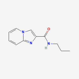 molecular formula C11H13N3O B7504156 N-propylimidazo[1,2-a]pyridine-2-carboxamide 